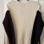 Apt. 9  brand new sweater size M it’s white black and purple color it’s very cute Photo 6