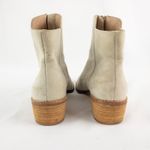 Anthropologie Matiko Mylvia Tan Suede Front Zip Ankle Boots Womens 6 Photo 11