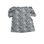 ALC Frank A.L.C. Kati Jersey Tee Snake Print Puff Sleeve Crew Neck Top Size S Photo 5