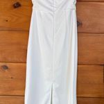 Lulus  Hold Your Attention Ivory One-Shoulder Sleeveless Midi Dress Wedding Sz L Photo 4