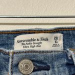 Abercrombie & Fitch  The Ankle Straight Ultra High Rise Size 28 / 6 SHORT Photo 3