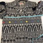 Vintage Guatemala Indigenous Blazer Buttons EUC Sz M Women’s Tribal Black Cream Size M Photo 9