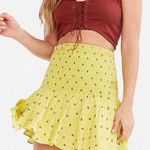 Urban Outfitters Kimchi Blue Haystack Smocked Mini Skirt Photo 0