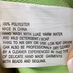 Jordan  Strapless Apple Green Satin Midi Dress 8 Bridesmaid Fit Flare Prom Hoco Photo 9