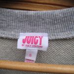 Juicy Couture NWT Gray Cropped Sweatshirt Top Photo 6