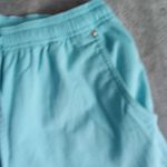 Studio Works Vintage Women Size 10 Light Blue Elastic Waistband Drawstring Short Photo 2