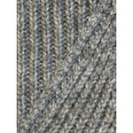 Liz Claiborne Gray Mock Neck Cable Knit Sweater Sparkle Women Size Small Photo 7