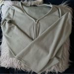 SheIn Green long sleeve blouse Photo 3