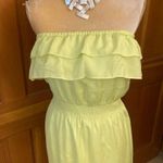 Gianni Bini Lime Green Strapless Tube Style Summer Dress. Size Small Photo 2