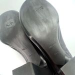 Khaite Leather Heel Ankle Boots Black Women’s Size 8.5 IT 38.5 Booties Photo 7