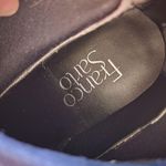 Franco Sarto Kortney Blue Suede Black Patent Pointed Toe Boots Size 9 Photo 7