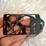 Coach 2.5” y2k  Vintage Logo Scripted Fob Bag Charm Hang tag Hangtag Photo 1