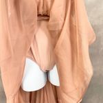 Mac Duggal Ienna For  Tiered‎ Gown Womens 4 Ruffled High Low Bodysuit Fairy Rose Photo 6