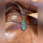 Fossil  brown leather backpack Photo 13