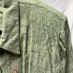 Vintage K Studio Women 16 Sleeveless Maxi Dress Jacket Set Cottage Prairie Green Photo 6