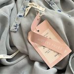 Avec Les Filles NWT  Dylan Slip Mini Sleeveless Dress Womens Size L Blue Chiffon Photo 3