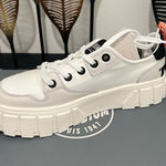 Palladium  White and Black Women's Sneakers size 6 Photo 0