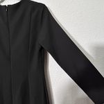 COS Black Sheath Midi V-neck Long Sleeve Pencil Dress Eur 36 / US 6 Chic Small Photo 5