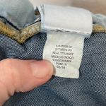 Gap womens real straight fit mid rise dark wash jeans size 6 short Photo 13