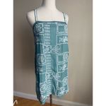 Lucky Brand NEW Green Eyelet Tank Dress Embroidered Green Square Neck Small Photo 1