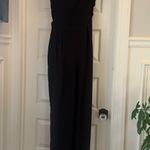 Ee: some NWOT Ruffle Bib Black Jumpsuit with Pockets Photo 0