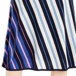 J.Crew Merino Wool A-line skirt in diagonal stripe Skirt Photo 1