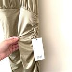 Tobi ‎ Cinched Cocktail Dress Olive NWT Small Photo 1