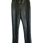 RDI NWT  Faux Vegan Leather Front Slit Flare Pants High Rise Xs Photo 5