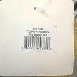 Buckhead Betties Burlap Jute Mini Tote Drawstring Purse Yellow Green Preppy New Photo 9