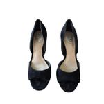 Vince Camuto  Aliandry Black Suede Pumps Size 5.5 Slip On Heels Photo 3
