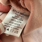 Haute Monde Blush Pink Stretchy Floral Roses Embossed Embroidered Skirt Size XL Photo 8