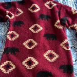 Buckle Aztec Print Shacket/coat Photo 3