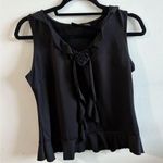 New York & Company trendy rose tank top Black Size M Photo 0