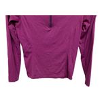 Horny Toad  Purple 1/4 Zip Long Sleeve Athletic Top Size Small Purple Workout Photo 2