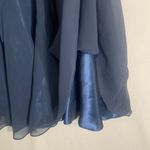 Alyce Paris  Navy and Gold Formal Mini Dress Size 4 Prom Wedding Photo 6