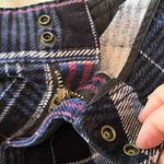 Anthropologie Women's Alicia Plaid Moto Corduroy Zip High Waist Pants Size 27 Photo 4