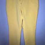 7th Avenue Design Studio New York & Company Women’s Yellow Pants Size 12 Photo 0