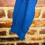 Gap Navy Blue Textured Jacquard Dot Button Down Mini Shirt Dress Size Small Photo 3