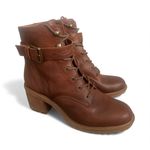 Zodiac  Brown Leather Ankle Boots Size 10 Photo 3