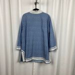 NicoBlu Cotton Capri Tunic in Blue Vietre Porcelain Print Sz.2X Photo 11