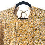 ZARA  Floral Pleated Blouse Sz‎ Medium Photo 3