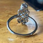 Natural Jade Sterling Silver Dragon Ring Size 10 Photo 3