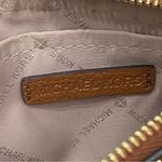 Michael Kors Adele Brown Leather Zip Up Key Ring ID Wallet 5” X 3.5” Photo 6