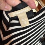 Banana Republic  Black and White Stripe Sleeveless Chevron Chevron Top Size 12 Photo 5