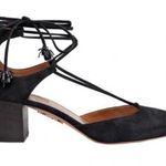 🆕 Aquazzura Boheme Suede Lace Photo 0