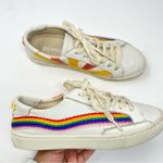 Soludos  rainbow wave sneakers‎ size 5 leather upper Photo 4