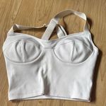 NYLORA Cream Ribbed TANK Photo 0