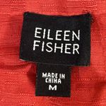 Eileen Fisher  Rust Colored Silk Linen Jacket Size M Photo 6