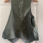 Chic Gray Vest with Lace Appliqué Size M Photo 3