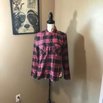 Forever 21 Black Red Flannel Women's Small Photo 4